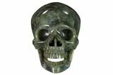 Realistic, Polished Labradorite Skull - Madagascar #151179-1